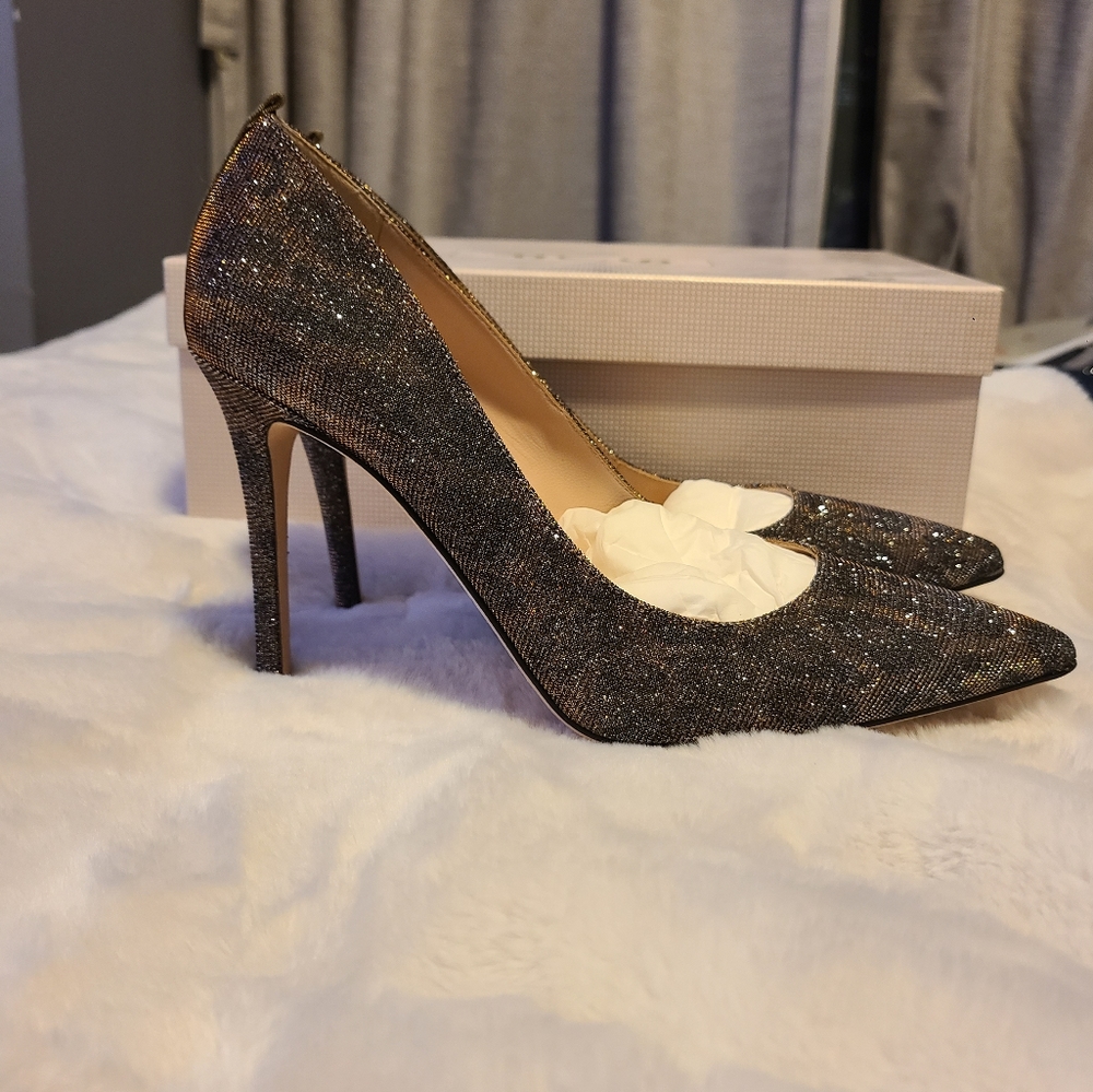 SJP Classic Fawn Leopard Heels Womens Size 10
